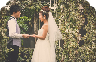 写真だけの結婚式として